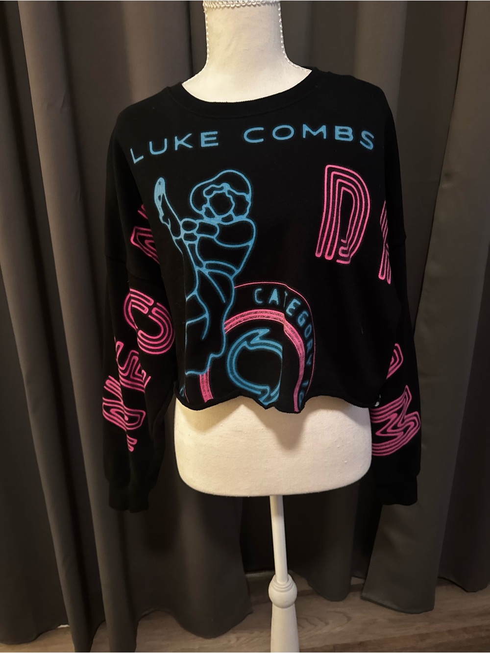 Luke Combs Cropped Sweater